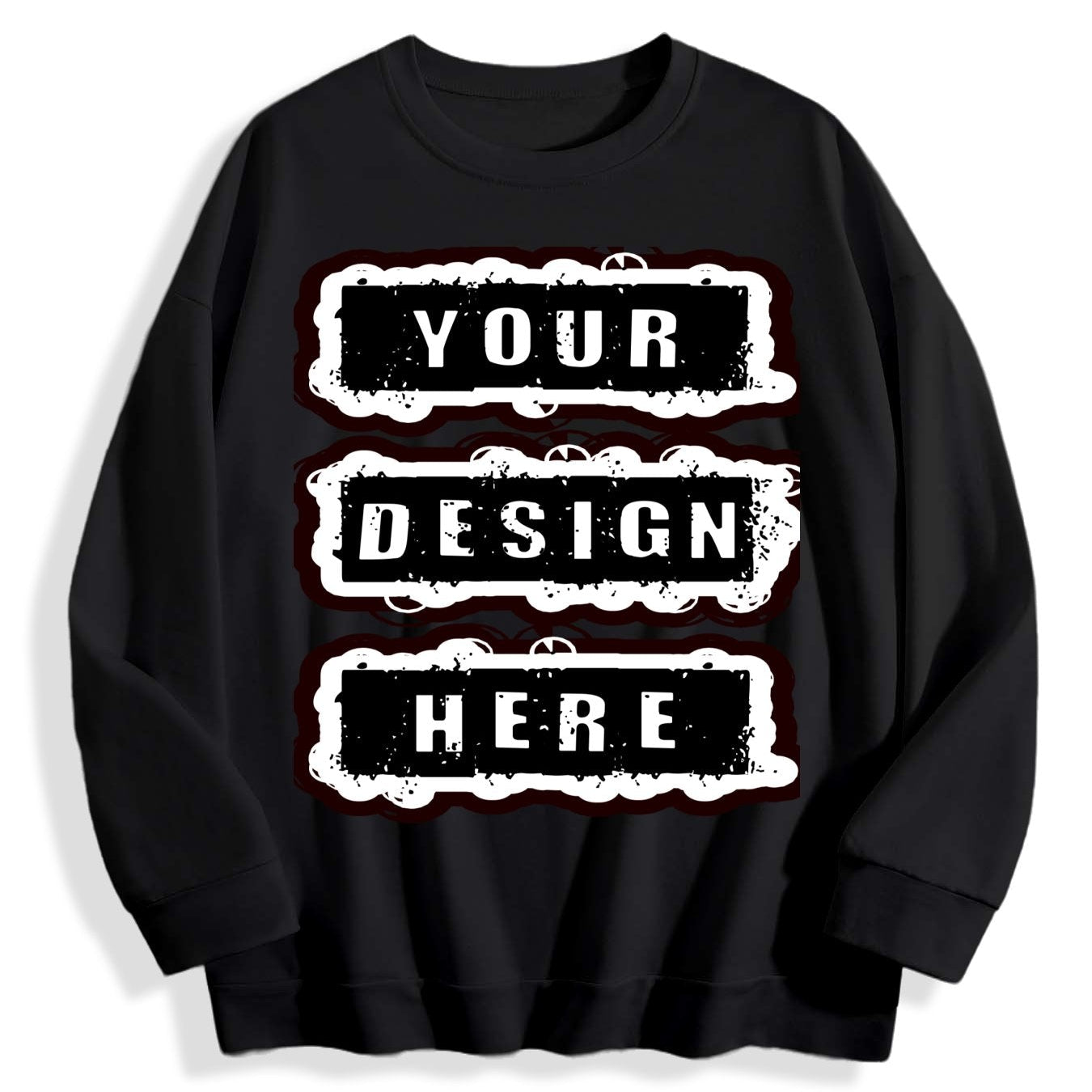 240g Crew Neck Sweatshirt - Black